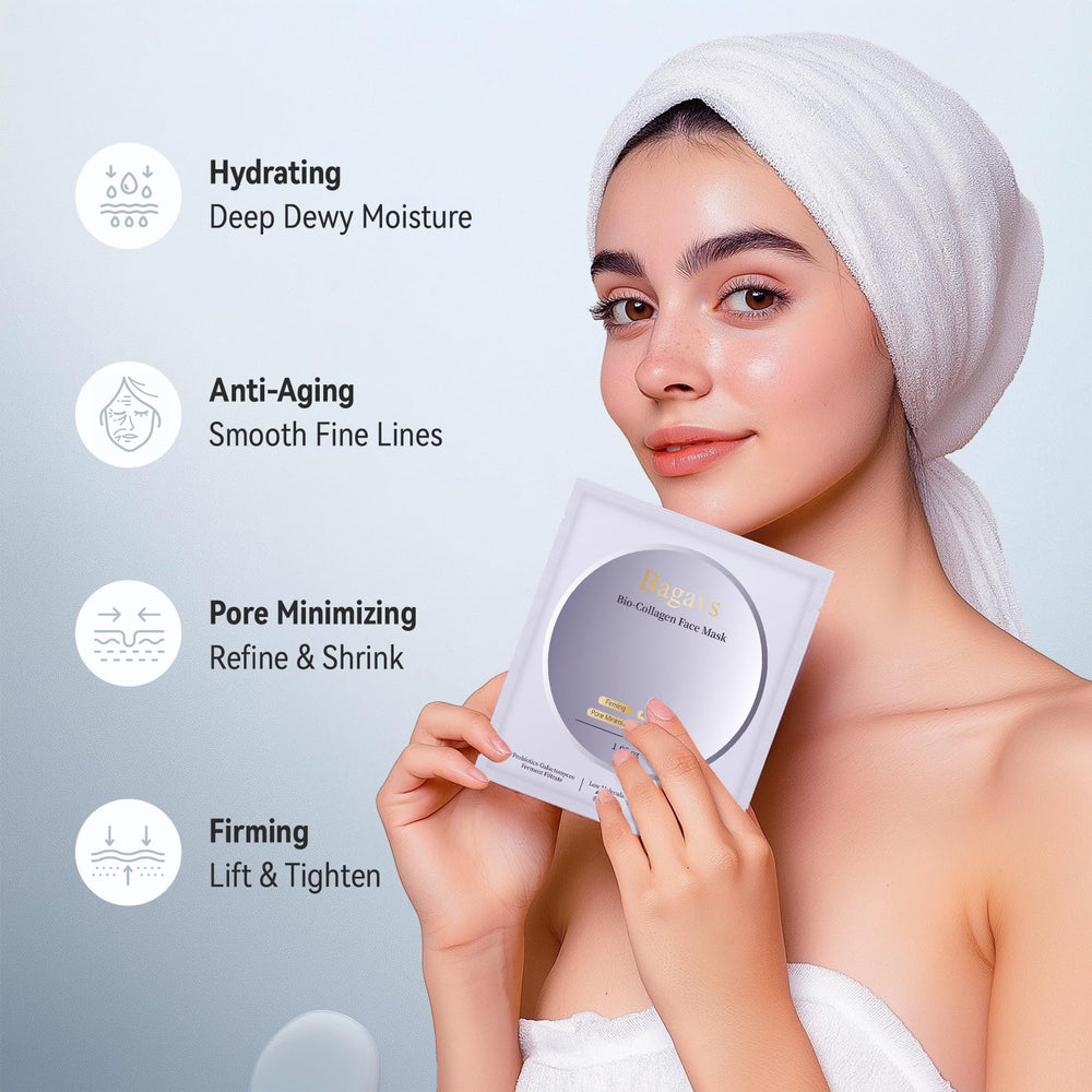 Bagavs Real Deep Bio-Collagen ampoule mask delivering active care.