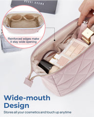 BAGSMART easy-clean PVC pocket for quick maintenance after travel