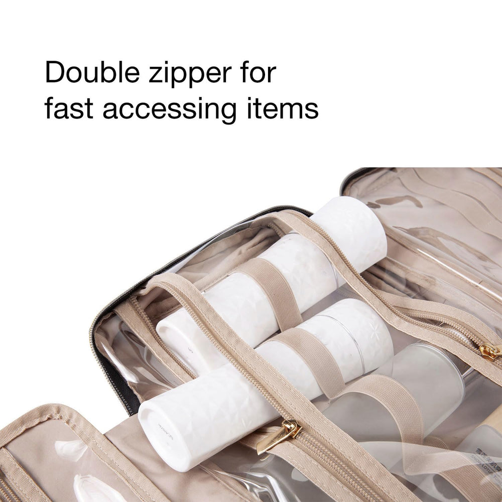 BAGSMART swivel hook enables versatile hanging in bathrooms or showers
