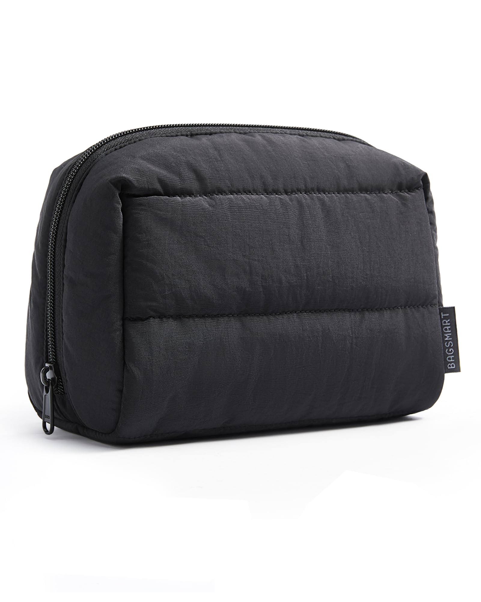 BAGSMART travel makeup bag wide opening for quick item access