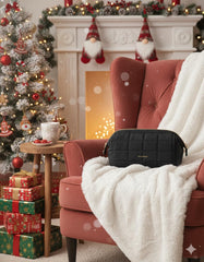 BAGSMART travel toiletry bag in a puffy design for on-the-go storage