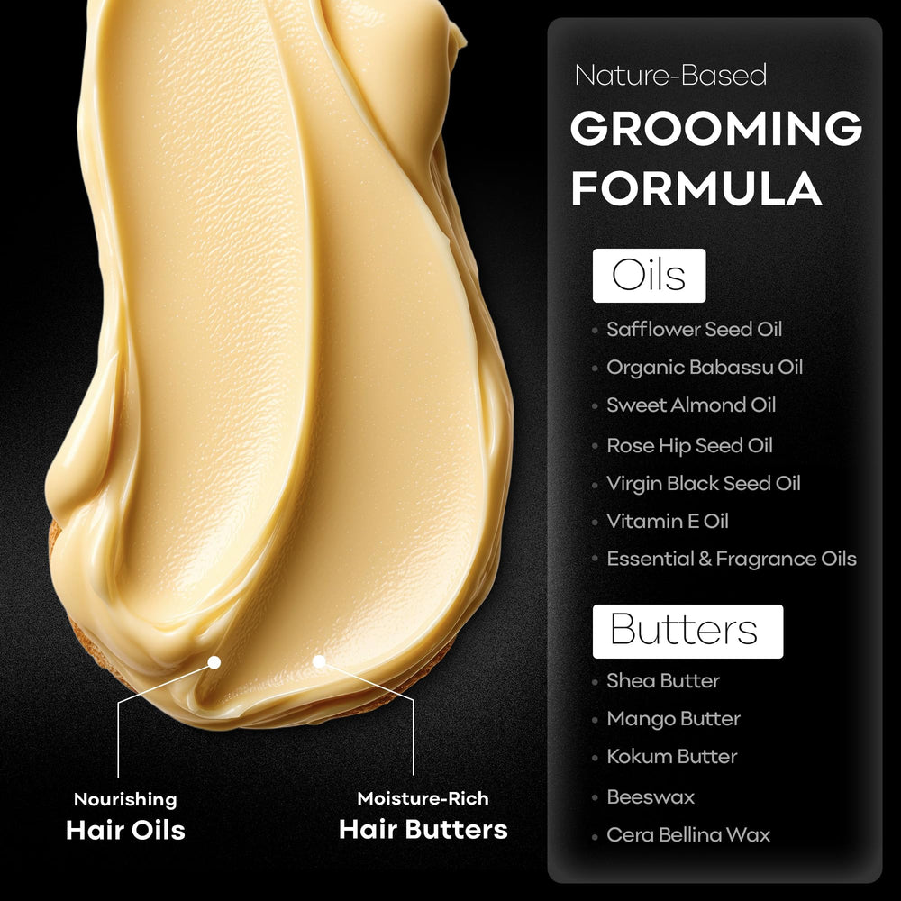 BAHAWAT beard-care routine promotes manageable grooming.