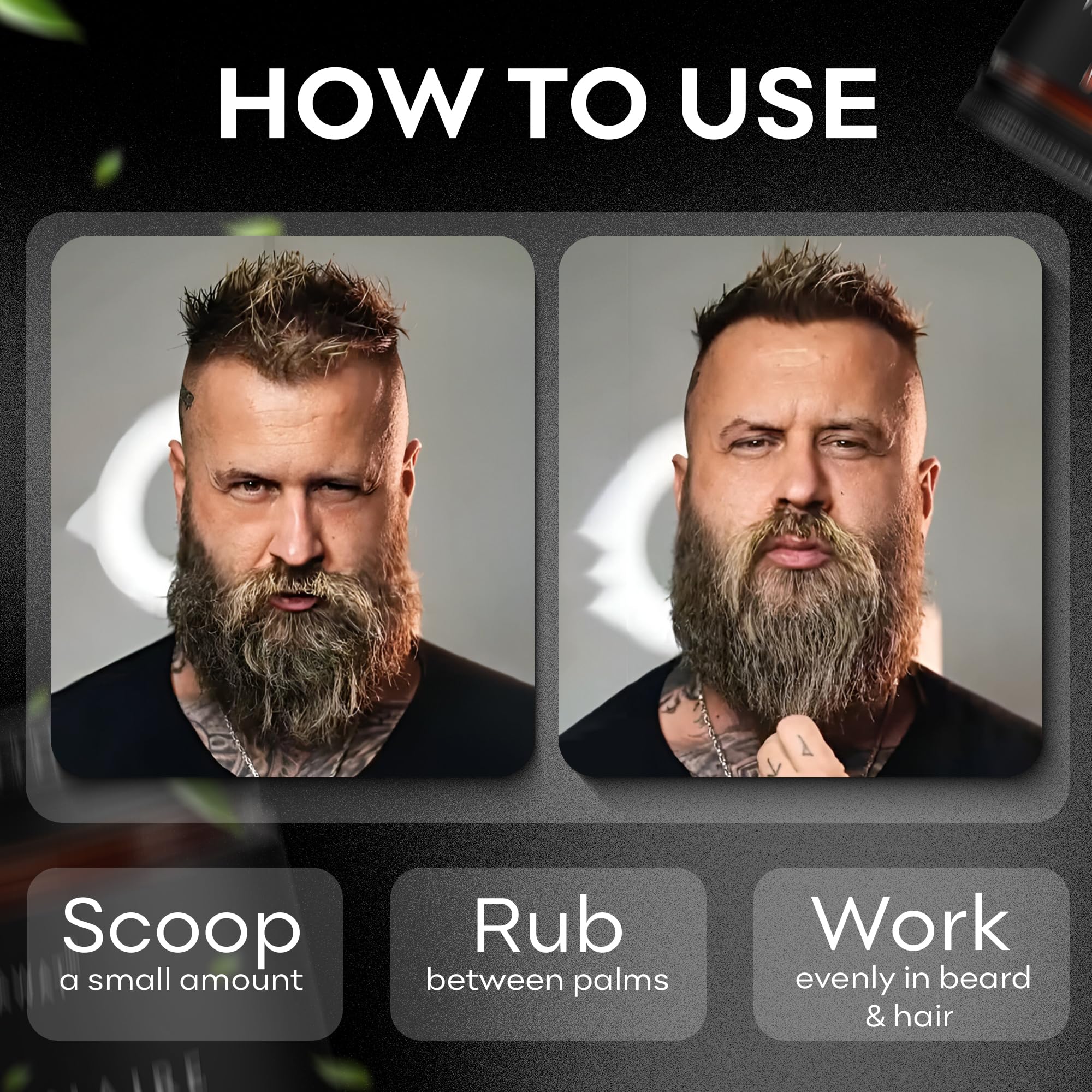 BAHAWAT fragrance-free formula — discreet, fragrance-free beard care.