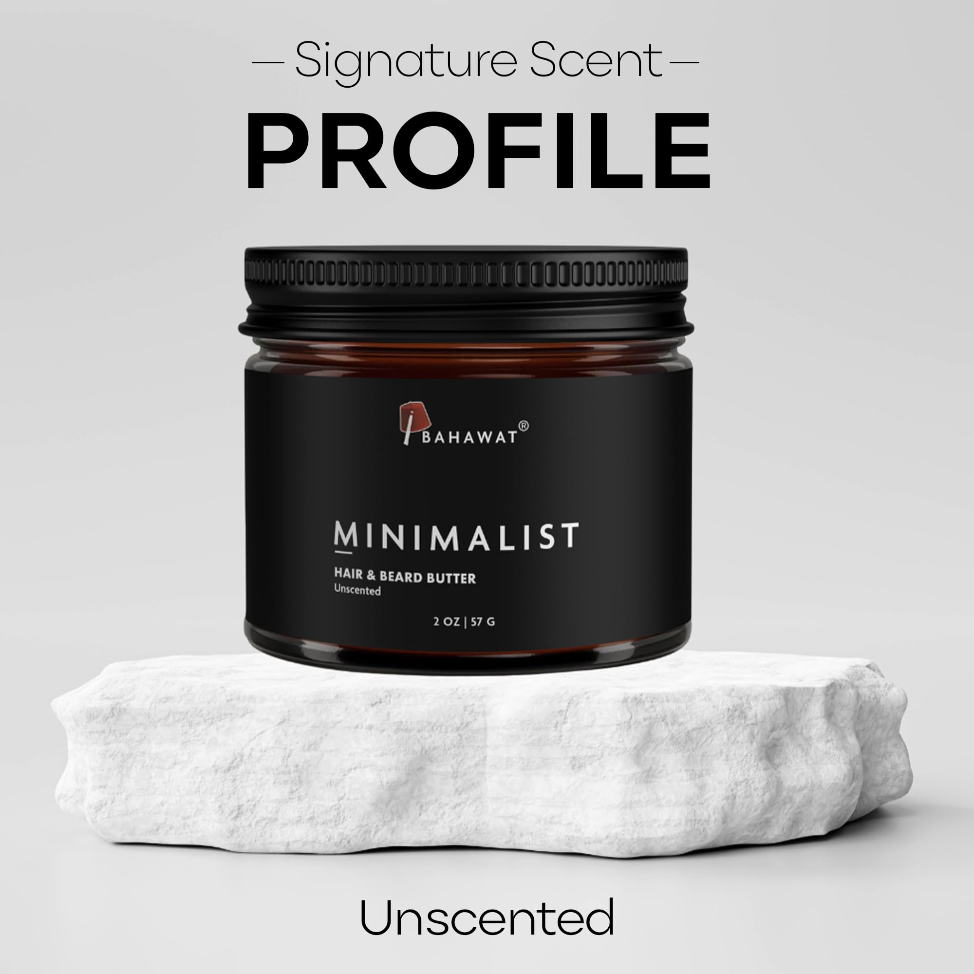BAHAWAT natural ingredients blend — nourishing beard hair with vitamins and antioxidants.