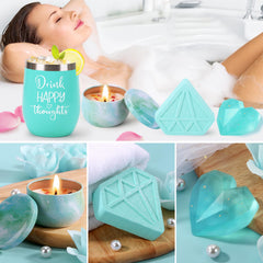 Baicai Drink Happy Thoughts tumbler keeps drinks at the right temperature.
