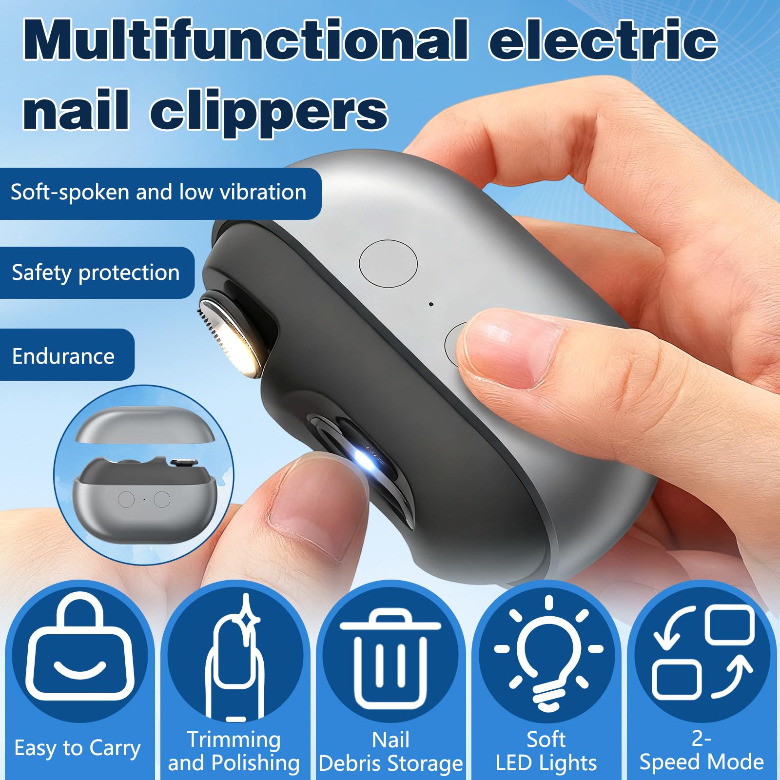 BaiKupo EasyClip handles thick nails with ease