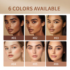 Close-up swirl on skin shows hydrating glow without heaviness.