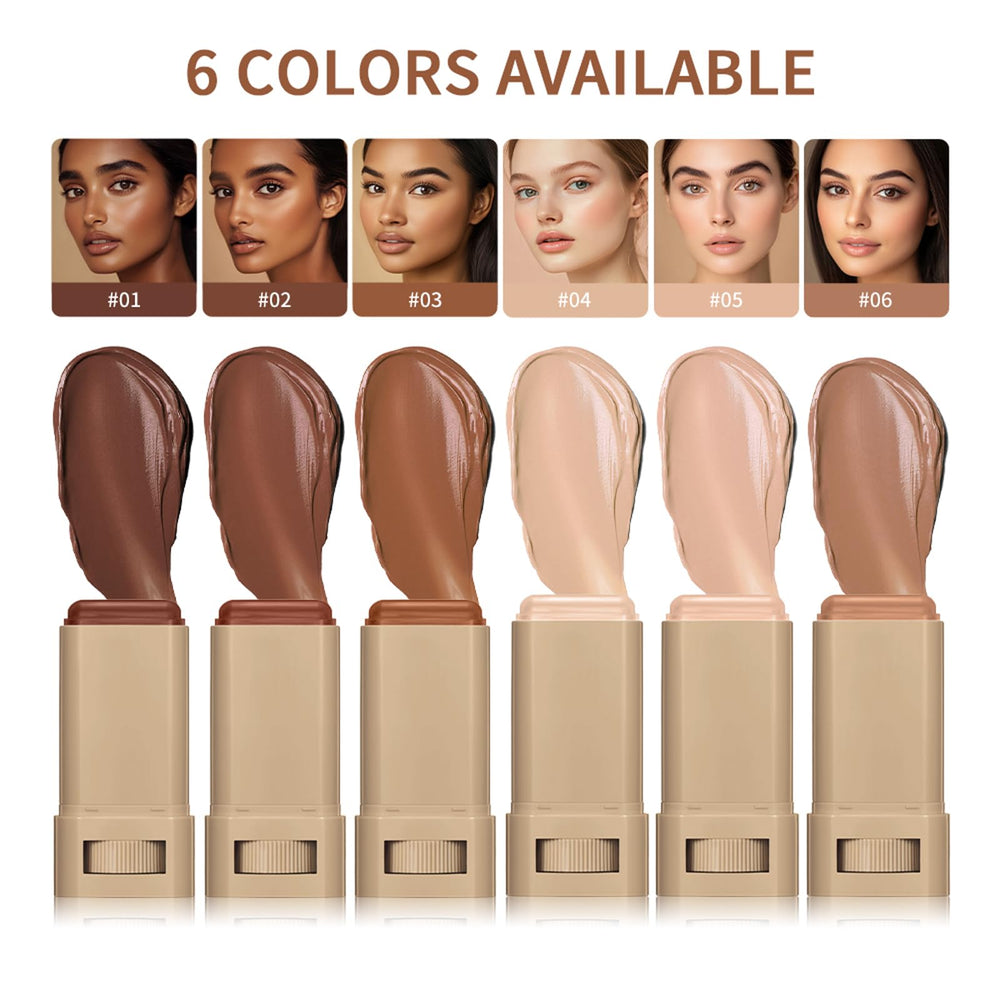 BAISEN DIARY Beauty Balm Stick swatch shows natural tint and coverage