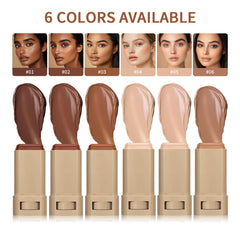 BAISEN DIARY Beauty Balm Stick swatch shows natural tint and coverage