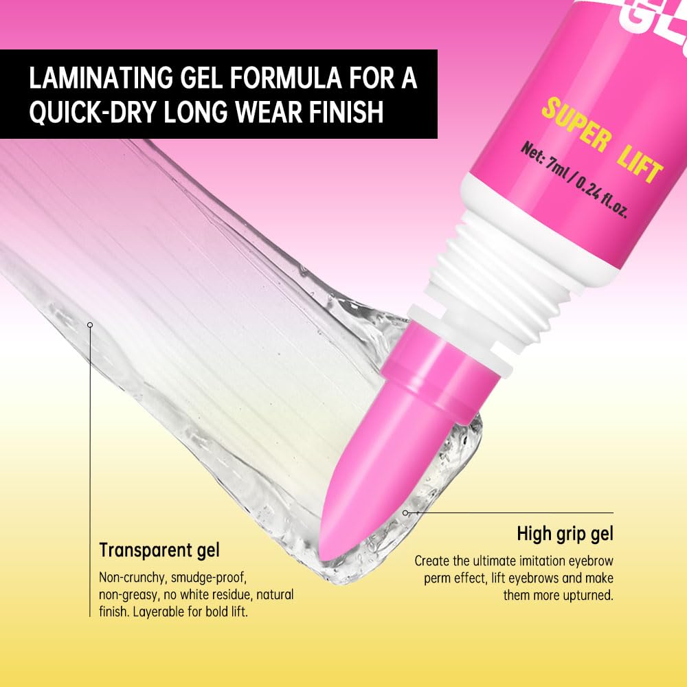 BAISEN DIARY Transparent brow gel finish on brows
