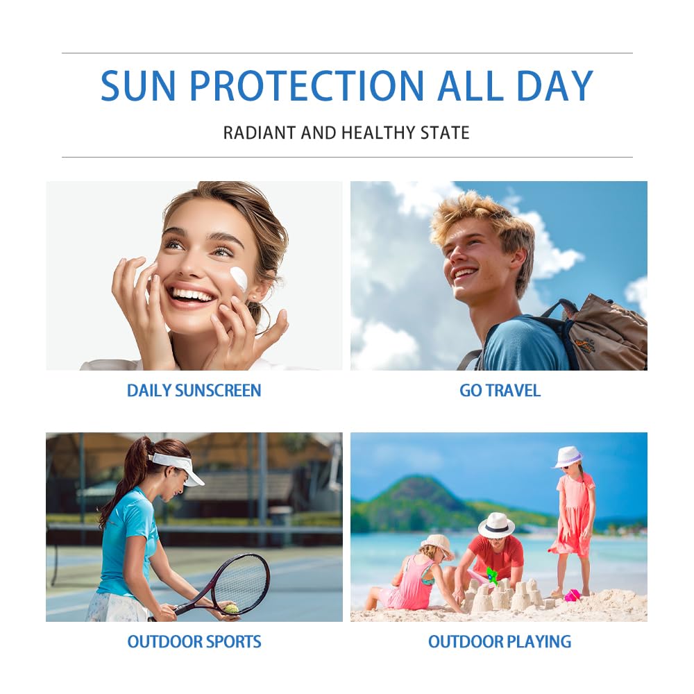 BAISEN DIARY sunscreen is easy to reapply during outdoor activities.