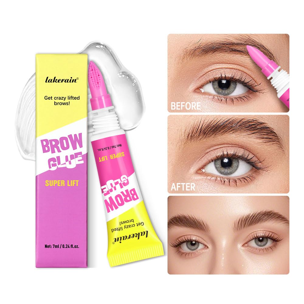BAISEN DIARY Clear brow gel being applied for instant lift