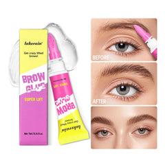 BAISEN DIARY Clear brow gel being applied for instant lift