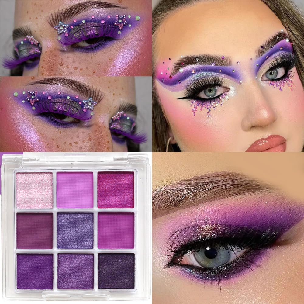 BAISEN DIARY purple hues enable creative holiday or festival looks.