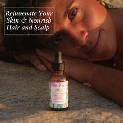 Baja Basics Prickly Pear Seed Oil texture visible and fast-absorbing.