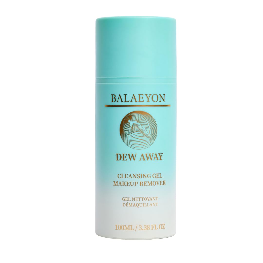 Balaeyon cleansing gel remover bottle with pump for gentle oil-based cleansing and hydration.
