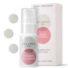Balance Me Wonder Eye Cream with hyaluronic acid boosts under eye hydration