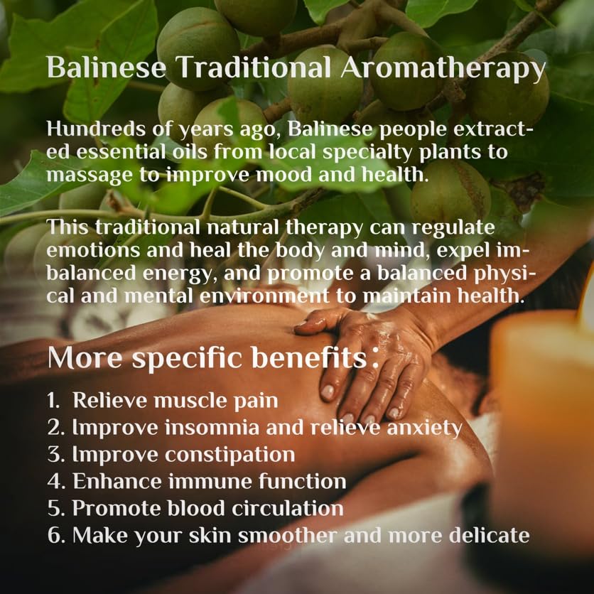 Bali Aga Kemiri Oil ingredients highlight vitamins A, C, E and phytochemicals.