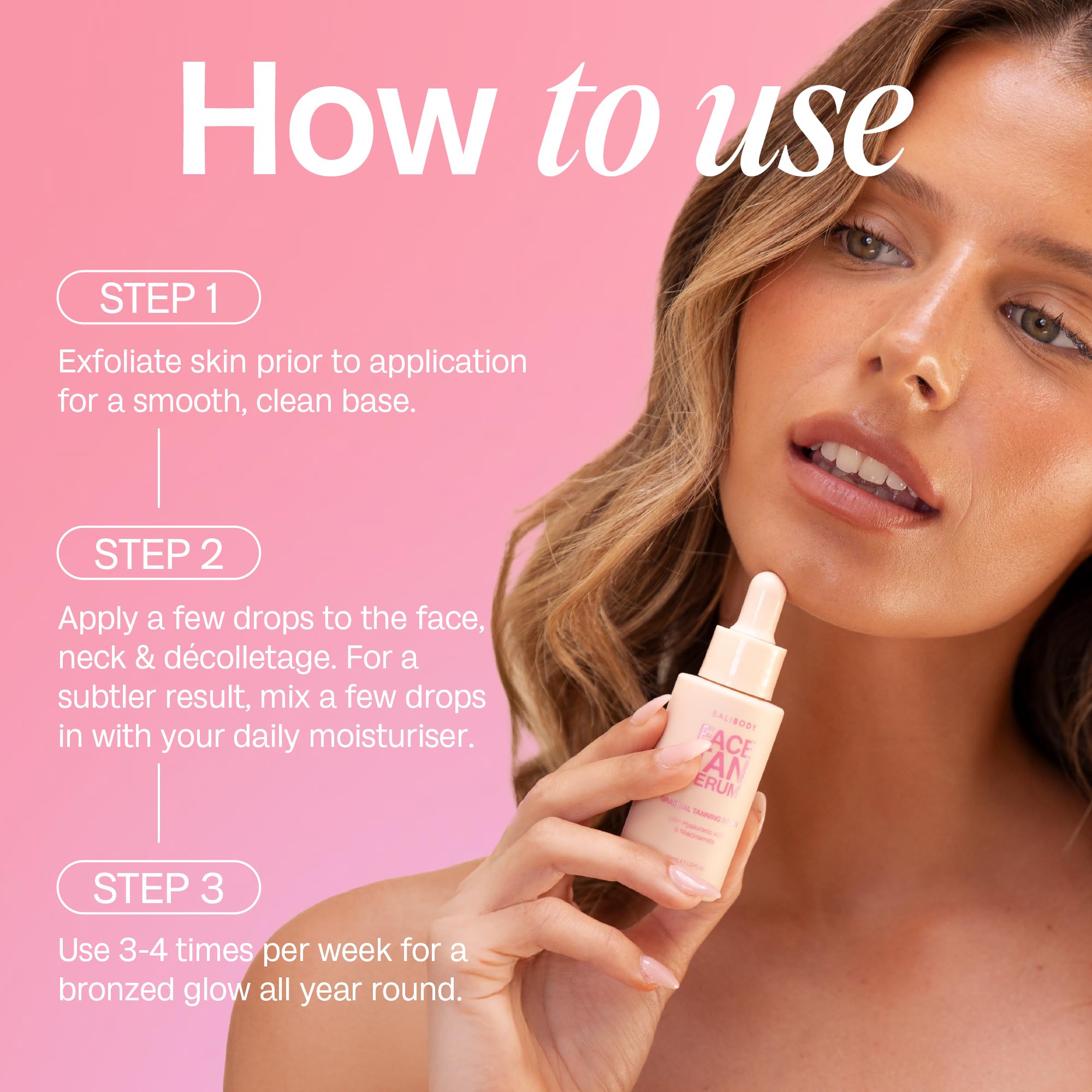 Bali Body Face Tan Serum vegan and cruelty-free, Australian made