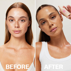 Bali Body Face Tan Serum texture swirl illustrating lightweight blend