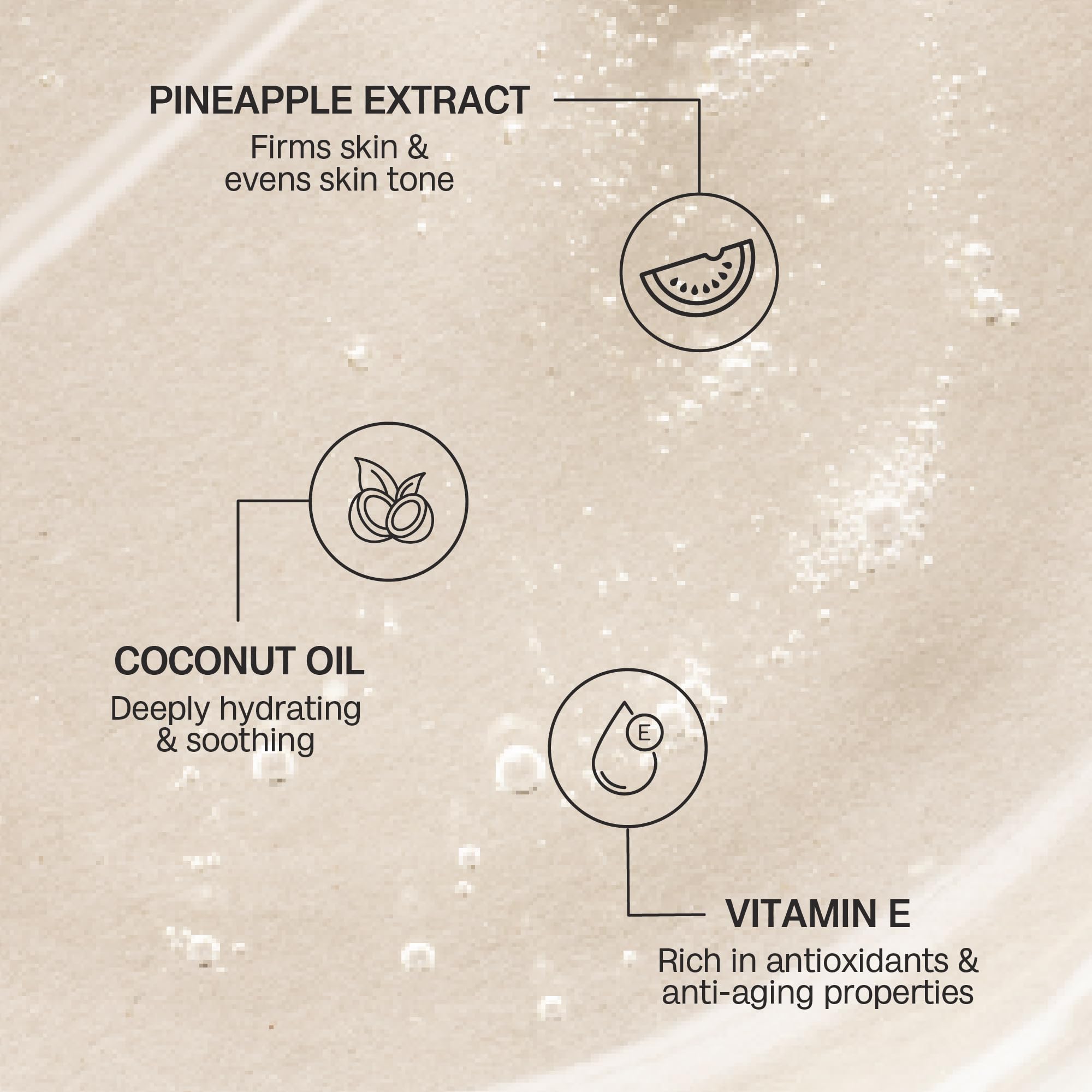 Bali Body Pineapple Tanning Oil texture shows lightweight hydration for bronzed skin