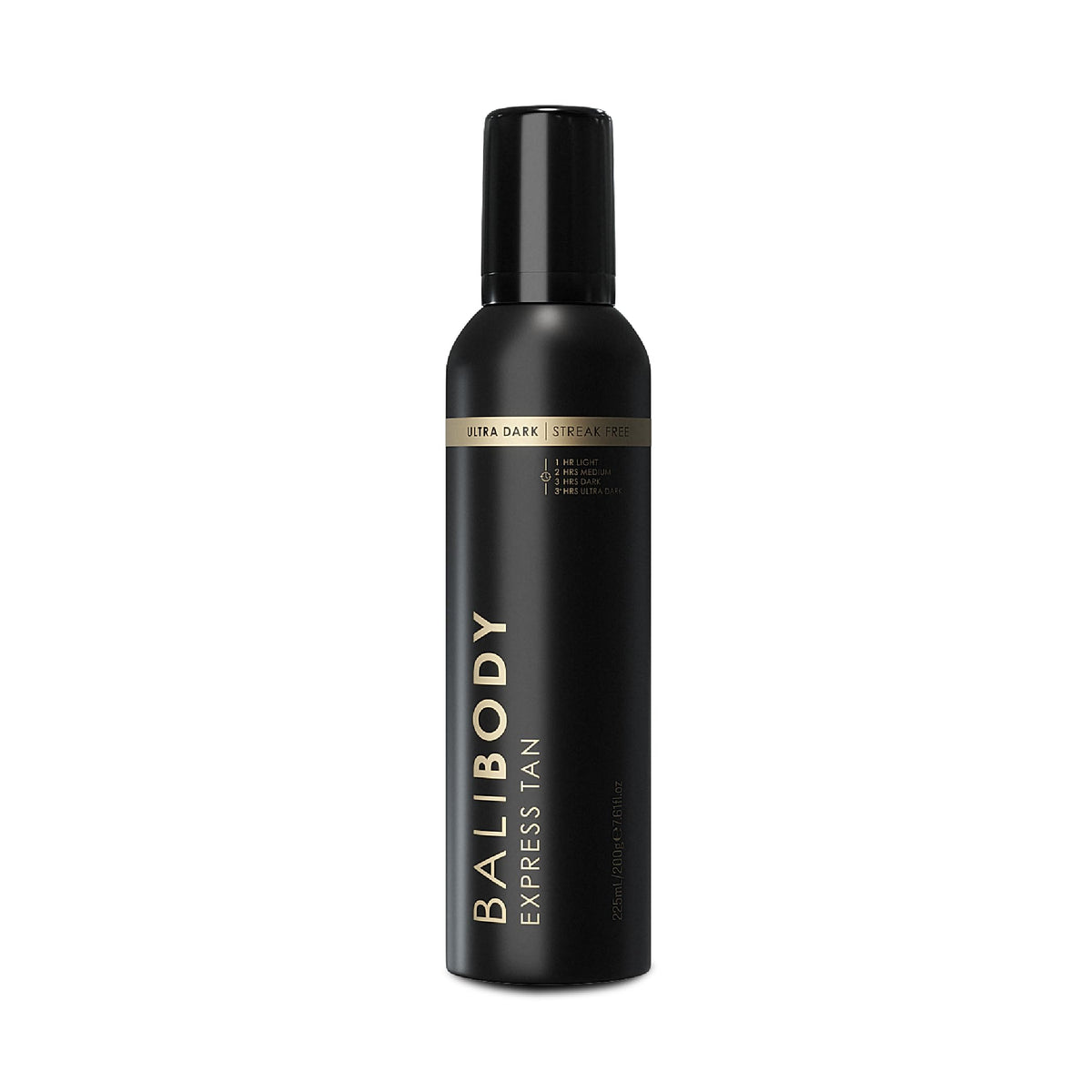Bali Body 1Hour Express Self Tan bottle offering smooth, even color.