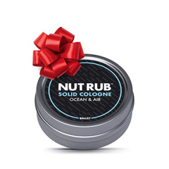 Ballsy Body & Groin Rub packaging cap for easy, travel-ready application.