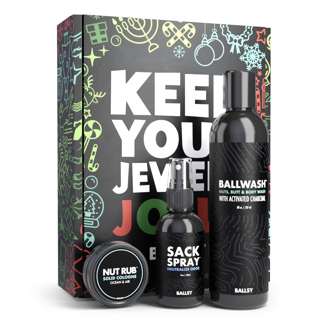 Ballsy Gift Set body wash for men delivers a clean, fresh scent without overpowering.