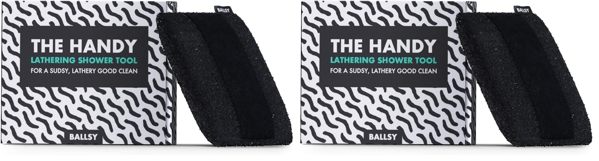 Ballsy Handy Shower Tool creates extra suds for richer lather