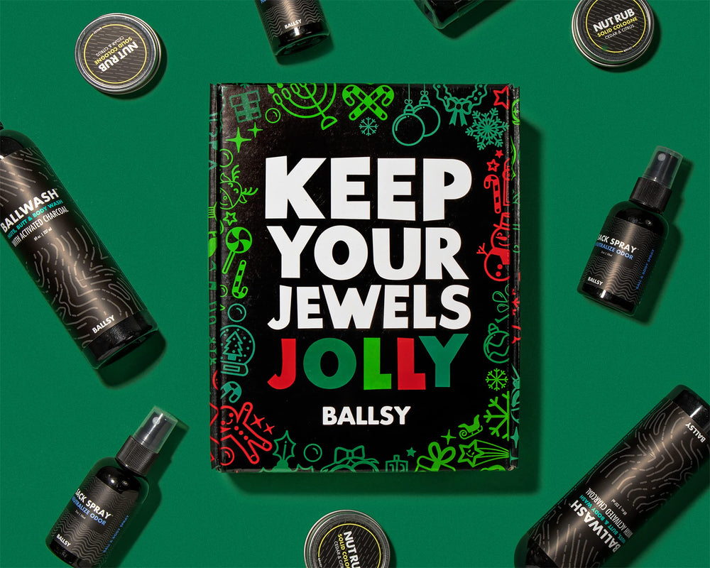 Ballsy Jolly Jewels Cologne Rub solid fragrance lasting scent and skin care