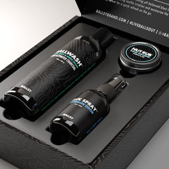 Ballsy Sack Spray bottle highlights pH-balanced formula for refreshing odor control.