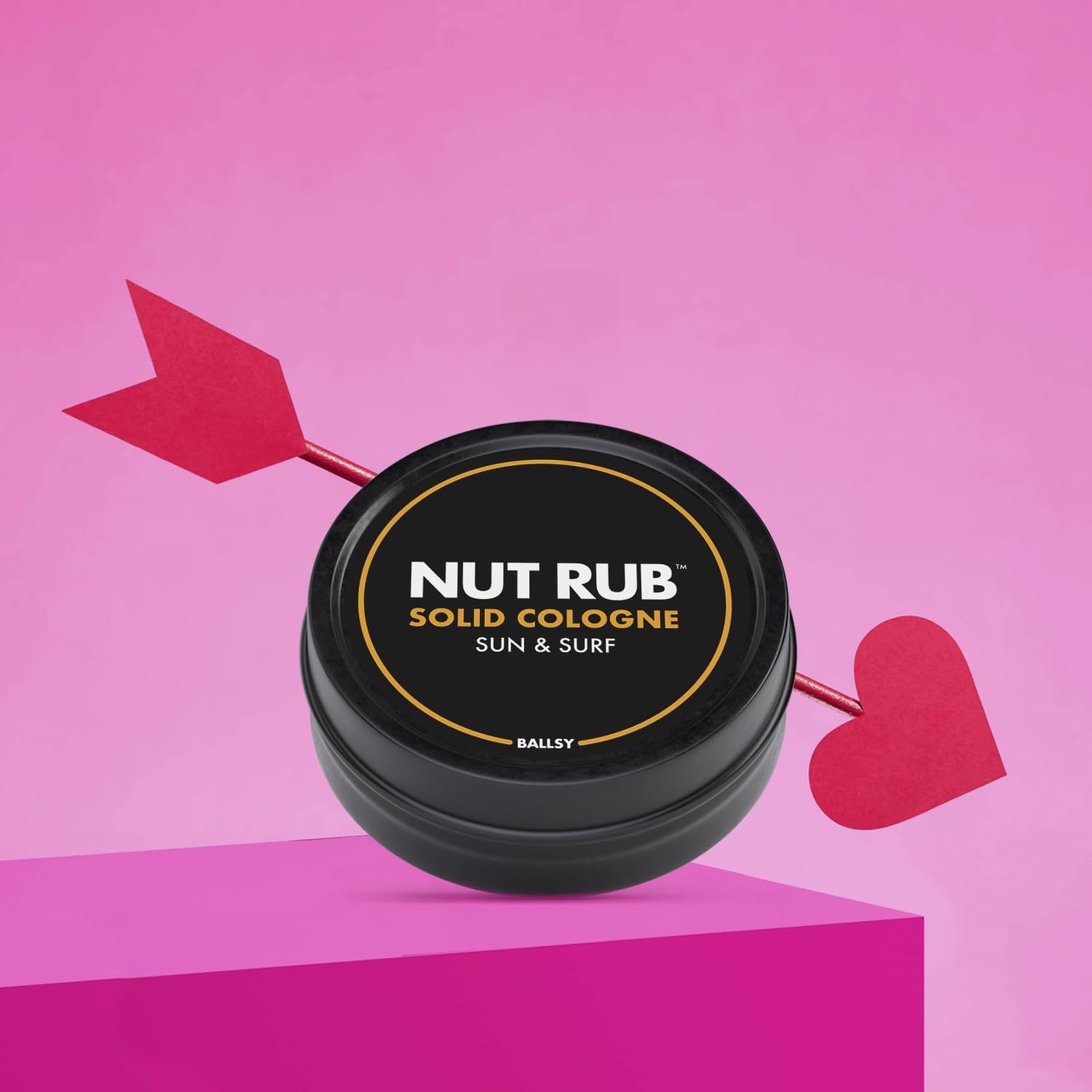 Ballsy solid cologne stick ready for all-day freshness on the go.