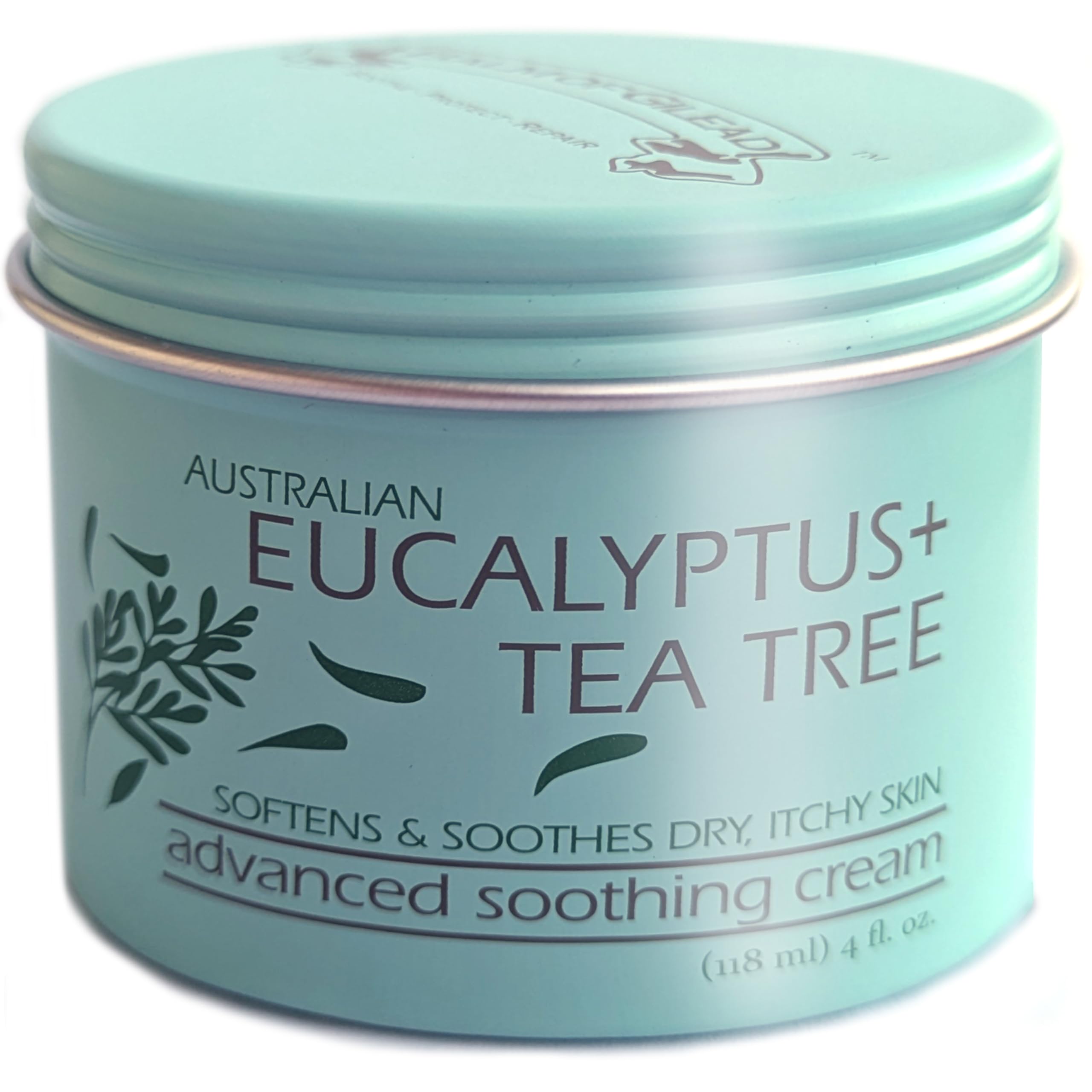 BALM OF GILEAD foot cream bottle with tea tree and eucalyptus for soothing hydration