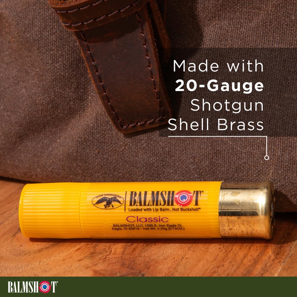 Balmshot SPF 15 lip balm ready for outdoor activities and sun exposure