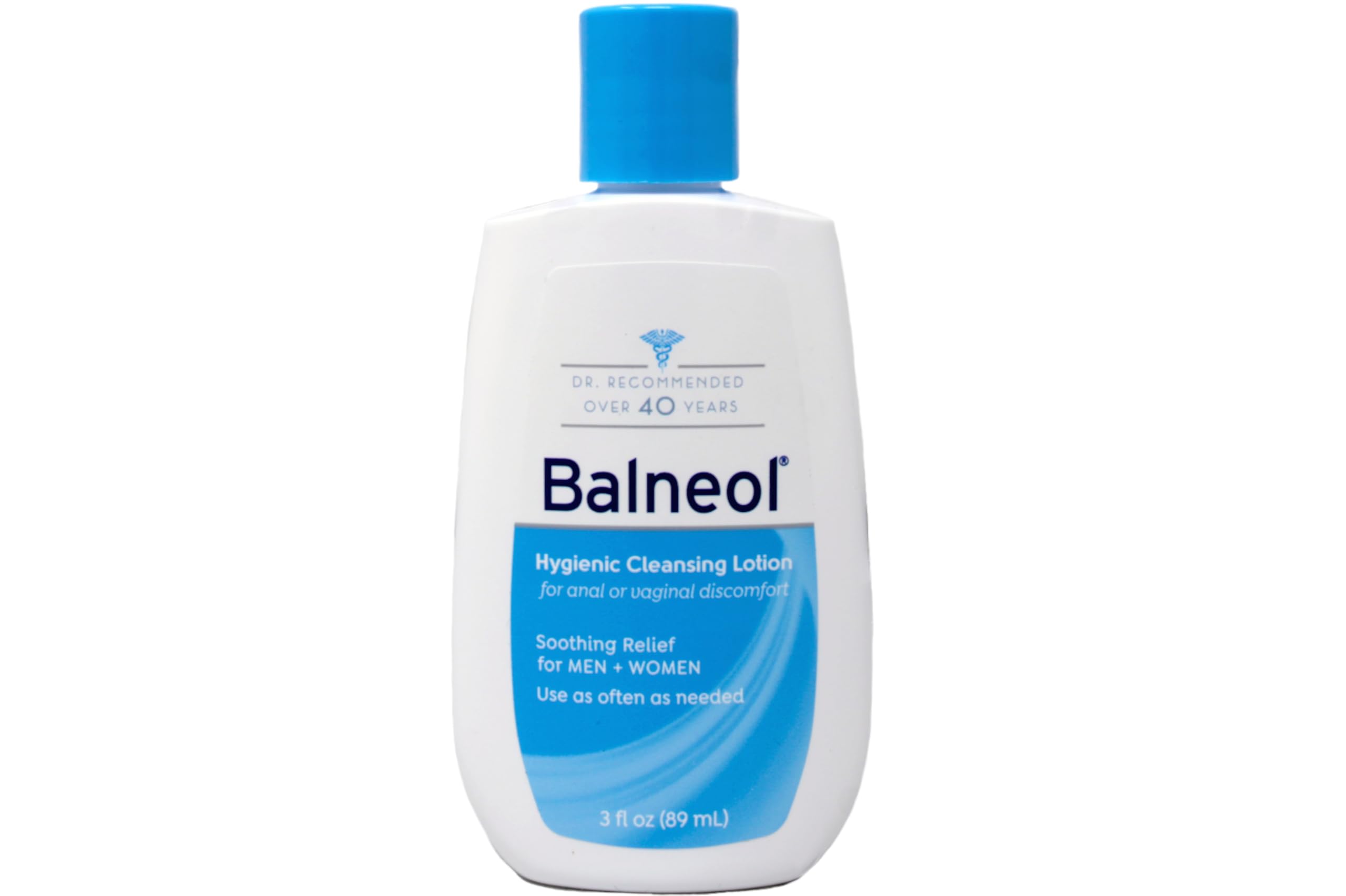 Balneol Hygienic Cleansing Lotion 3oz bottle front view for gentle cleansing.