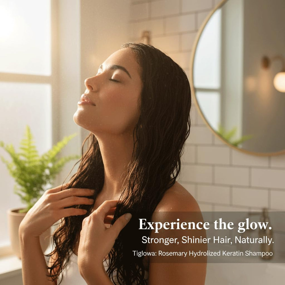 BALPPRD Tiglowa Rosemary Shampoo packaging highlights natural rosemary extract.