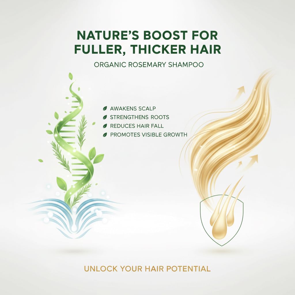 BALPPRD Tiglowa Rosemary Shampoo bottle with rosemary notes and natural fragrance.