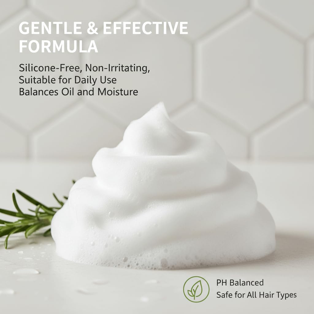 BALPPRD Tiglowa Rosemary Shampoo scalp nourishment supporting balanced moisture.