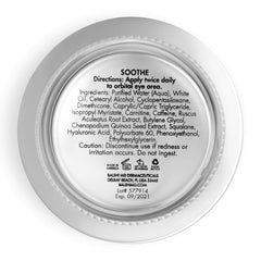Balshi Soothe Eye Cream caffeine brightening suggests awake look and reduced puffiness.