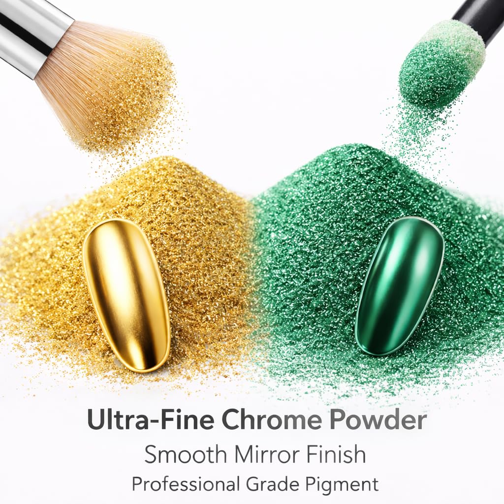 Baltic Day chrome powder for epoxy resin creating smooth mirror effect.