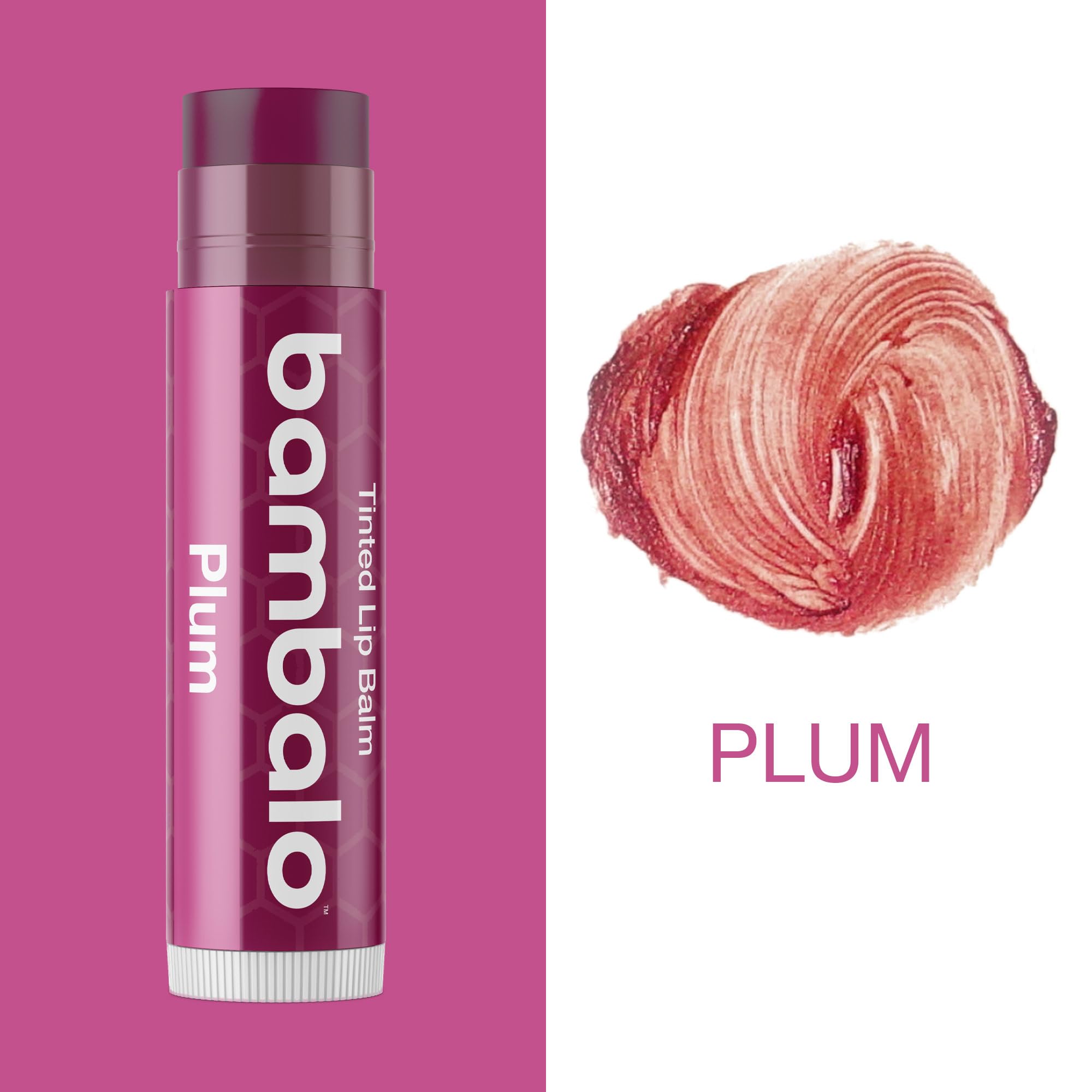 Bambalo 4 pack lip balm set for versatile daily color options