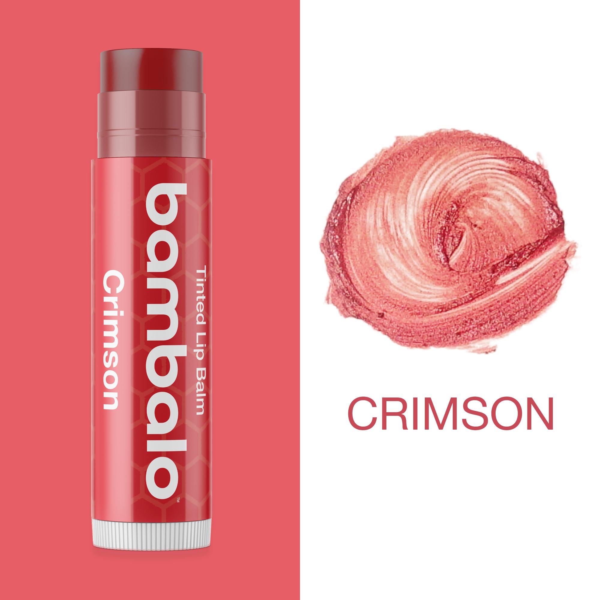 Bambalo tinted lip balm shimmer finish adds subtle sparkle and shine