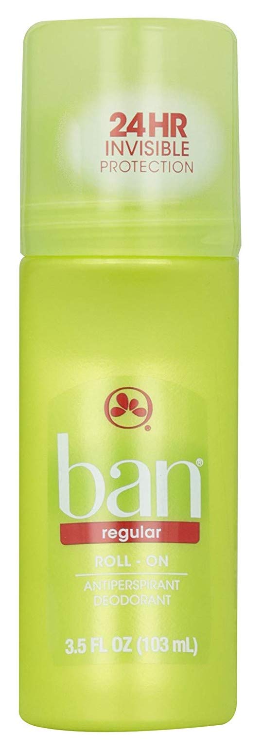 Ban Deodorant roll-on regular two-pack delivers all-day freshness with quick drying