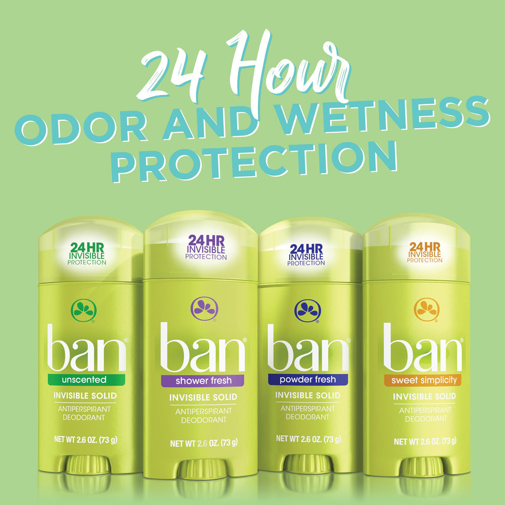 Ban Original Unscented application swipe showing smooth, mess-free glide.