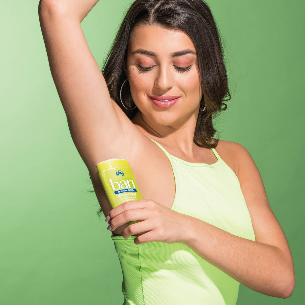 Ban Original Unscented with odor-fighting ingredients description on box.