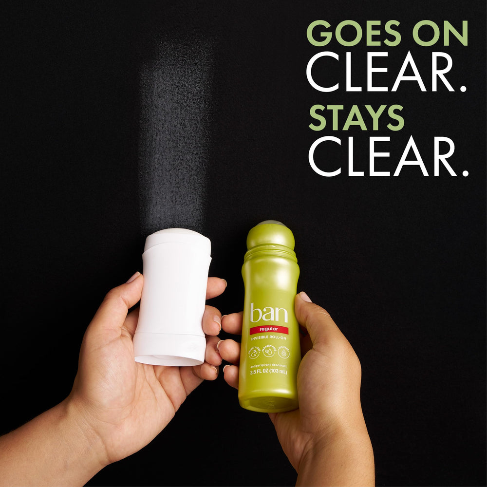 Ban Pack of 2 anti-perspirant packaging front highlights value.