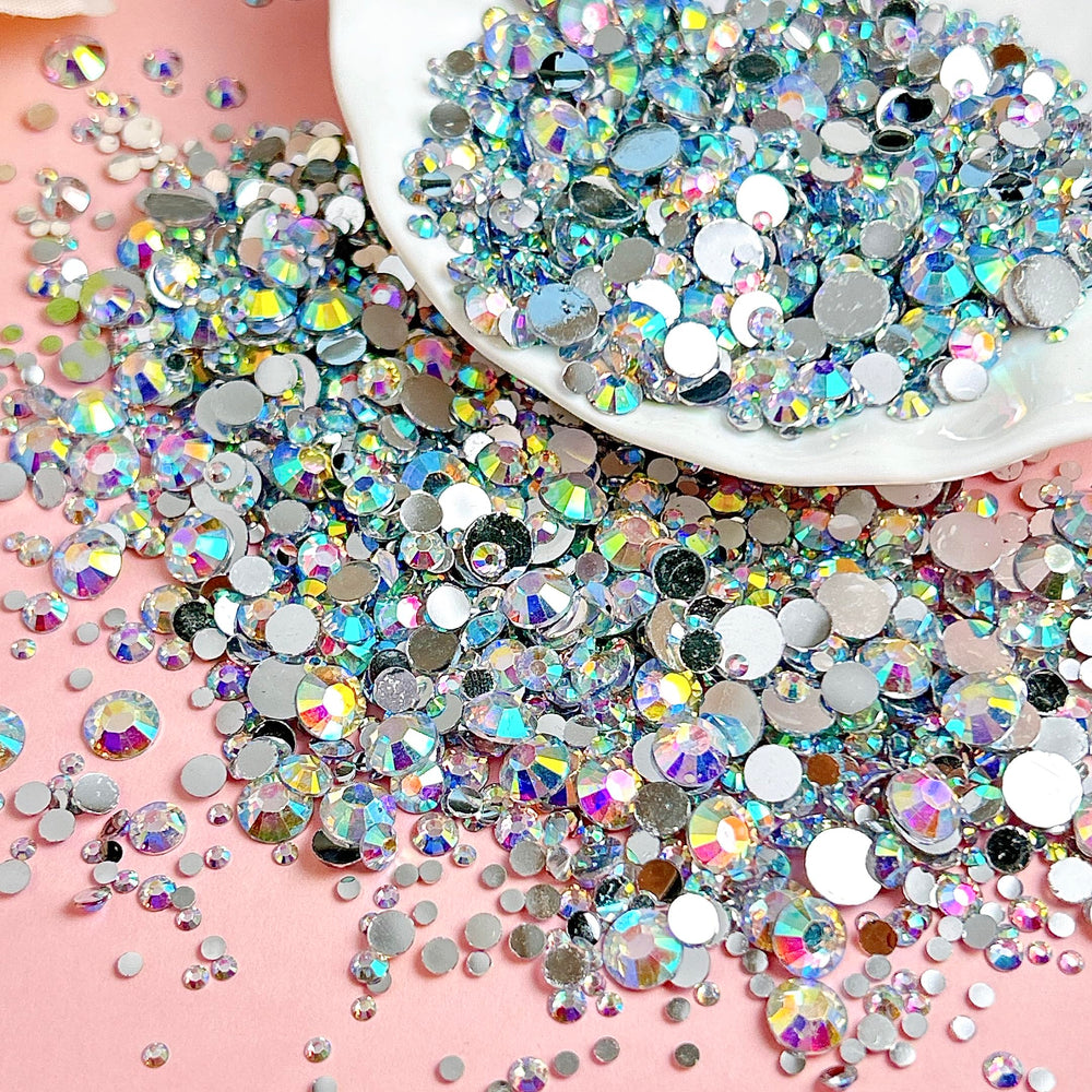 BANA ART black jelly rhinestones add sparkle to dark nail designs