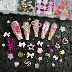 BANA ART candy lollipop nail gems for playful nail designs