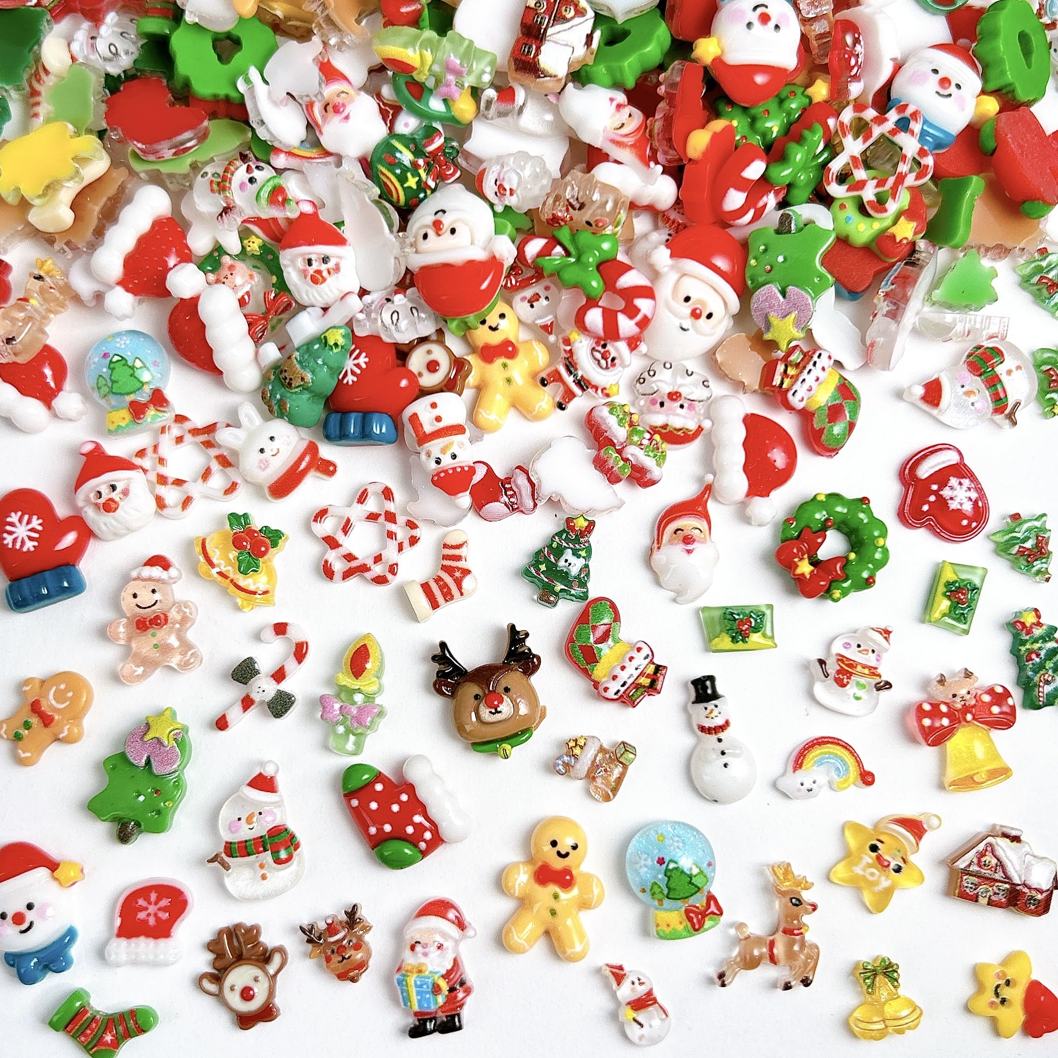 BANA ART Christmas gingerbread charm for festive nail art and long-lasting sparkle.