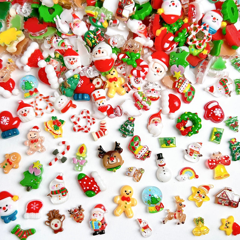 BANA ART Christmas gingerbread charm for festive nail art and long-lasting sparkle.